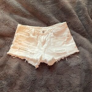 White SHEIN Jean shorts